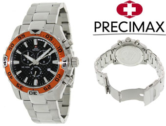 90% off Swiss Precimax SP12150 Stainless Steel Men's Watch