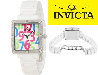 94% off Invicta 10266 Crystal Accent Swiss Quartz Women's Watch