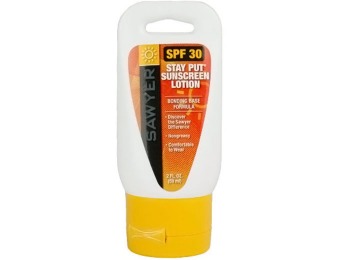 69% off Sawyer Products Stay-Put Sunscreen Lotion, SPF 30, 2 oz