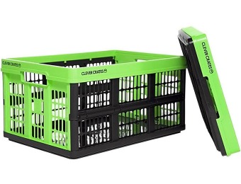 52% off Clever Crates Collapsible Grated Storage Container, 45 Liter