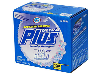 50% off Ultra Plus Powder Laundry Detergent w/OxiClean, 120 Loads