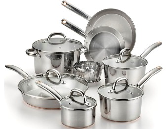 $150 off T-fal Ultimate Stainless Steel 13-Pc Cookware Set