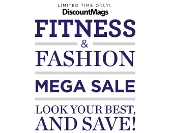 DiscountMags Fitness & Fashion Magazine Mega Sale