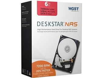 $160 off HGST Deskstar NAS 6TB 7200RPM 3.5" Internal Hard Drive