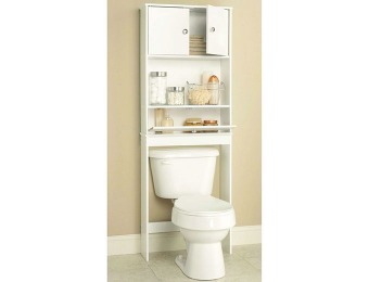 30% off White Spacesaver with Cabinet and Drop Door