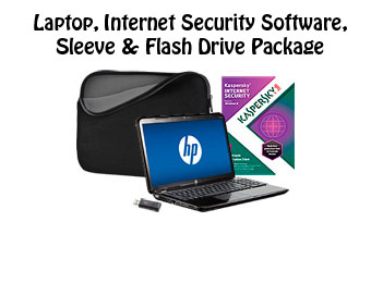 $135 off HP g6-2231dx 15.6" Laptop Package (AMD,4GB,500GB)