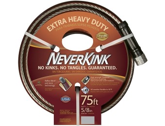 43% off NeverKink 3000 Extra Heavy Duty Garden Hose, 75-Feet