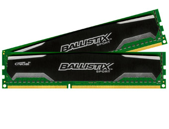 39% off Crucial Ballistix Sport 16GB Memory w/code: EMCXRXL22