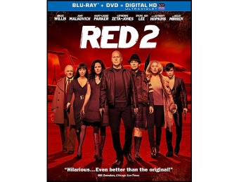 84% off Red 2 (Blu-ray + DVD + Digital HD)