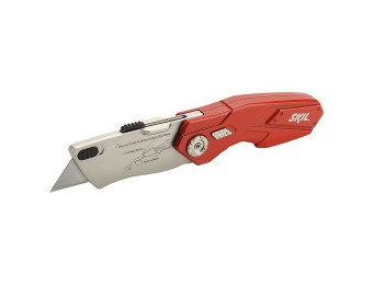 69% off Skil 013323 Retractable Folding Utility Knife - Red