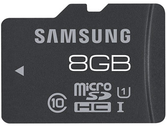 75% off Samsung Pro 8GB microSDHC Class 10 Memory Card