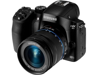 $521 off Samsung NX30 20.3MP WiFi Mirrorless Digital Camera