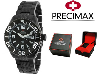 91% off Swiss Precimax SP12004 Stainless-Steel Swiss Men's Watch
