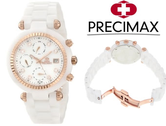 91% off Swiss Precimax SP12123 Mother-Of-Pearl Women's Watch