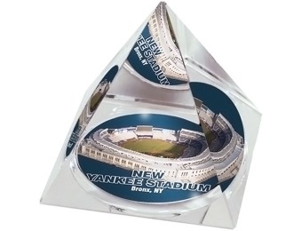 75% off MLB New York Yankees Stadium in 2" Crystal Pyramid