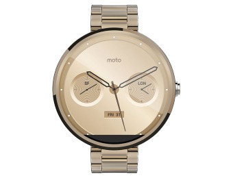 $180 off Motorola Mobility Moto 360 Androidwear Smartwatch