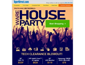 Tiger Direct Tech Warehouse Clearance Sale