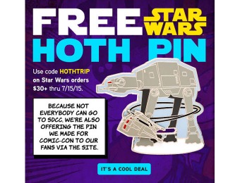 Hoth Pin - Free with Star Wars Orders of $30+ at ThinkGeek