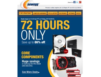 Newegg 72-Hour Summer Sale Event - Up to 86% off