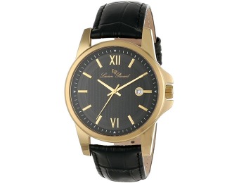 93% off Lucien Piccard Breithorn Black Leather Men's Watch