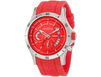 91% off Red Line Men's Tech Red Dial Red Silicone Watch