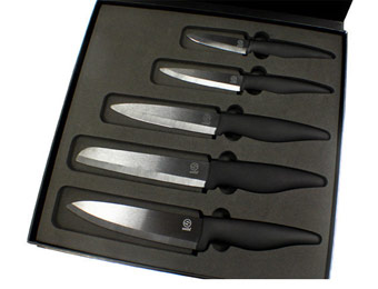 50% off Seda Ultra Sharp 5 Piece Ceramic Knife Set
