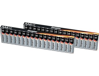 47% off Energizer Max AAA Alkaline Batteries w/ Power Seal Plus, 34 Ct