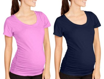 37% off Oh! Mamma Maternity Short Sleeve Tee, multiple colors
