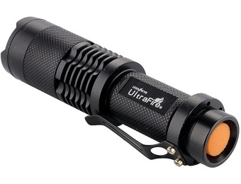 91% off UltraFire SK98 Adjustable Focus CREE XML-T6 LED Flashlight