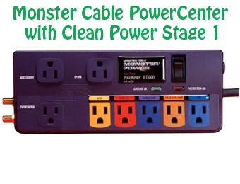 70% off Monster Cable HTS 800 PowerCenter w/ Clean Stage 1