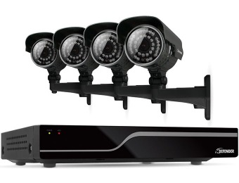 $100 off Defender Sentinel 4Ch Smart Security DVR + 4 Cams
