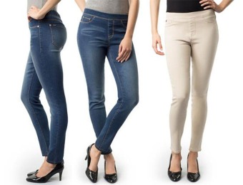 18% off Jordache Women's Pull-On Denim Jegging, 8 color choices