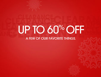 Up to 60% off sale