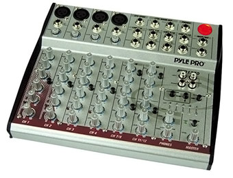 60% off Pyle PYD1270 12-Channel 2-BUS Mixing Console