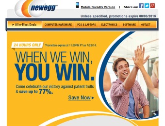 Newegg Sale - Up to 77% off Laptops, Electronics & More