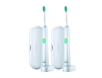 $120 off Philips Sonicare HX6552/75 Easy Clean Electric Toothbrush 2-Pk