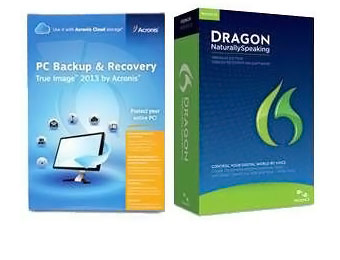 96% off True Image 2013 & Dragon Software after $150 Rebate