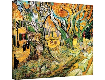 92% off The Road Menders by Vincent Van Gogh Gallery Canvas