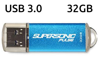 35% off Patriot Supersonic Pulse 32GB USB 3.0 Flash Drive