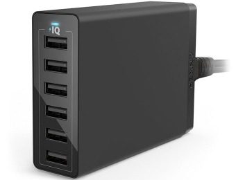 76% off Anker PowerPort 6 (60W 6-Port USB Charging Hub)