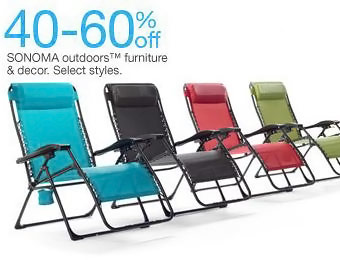 40-60% off Sonoma Outdoor Furniture & Decor