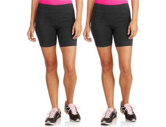 Extra $3 off Danskin Now Women's Bike Shorts, 2 pack