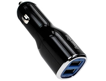 60% off PowerGen 2.1A/10W Dual USB Car Charger