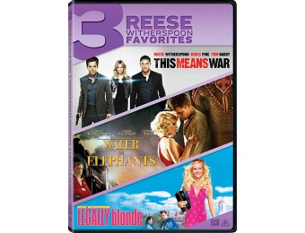 62% off This Means War / Water for Elephants / Legally Blonde DVD