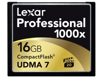 59% off Lexar LCF16GCTBNA1000 16GB CompactFlash Card