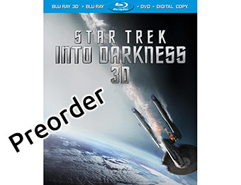 55% off Star Trek Into Darkness (Blu-ray 3D + DVD + Digital)