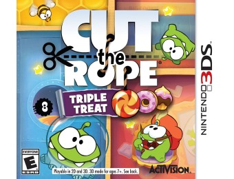$13 off Cut the Rope: Triple Treat - Nintendo 3DS Video Game