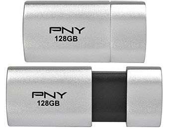 60% off PNY Metal Attaché 3 128GB USB Flash Drive