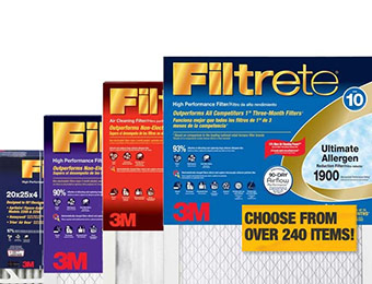 60% off Filtrete Air Filters (240 items)