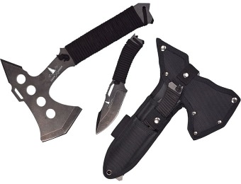 36% off Renegade 4" Blade Deep Woods Wolf Knife and Axe Pack